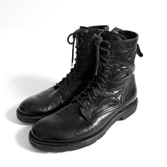 hugo boss combat boots